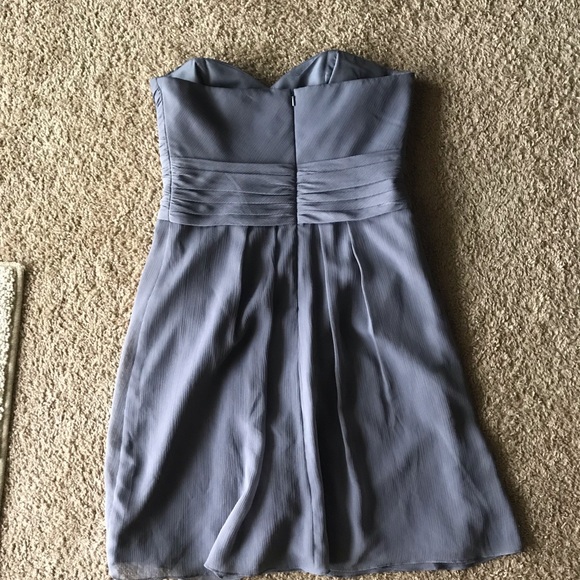 David’s bridal short crinkle chiffon dress - Picture 7 of 7